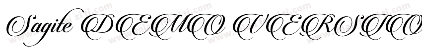 Sagite DEMO VERSION字体转换